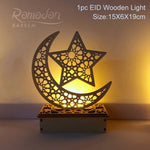 QIFU Eid Mubarak Decor Ornament Light