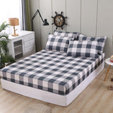 Single Solid Fitted Sheet Mattress Cover
