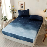 Single Solid Fitted Sheet Mattress Cover