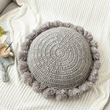 Floral Crocheted Seat Cushion