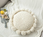 Floral Crocheted Seat Cushion