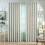 Modern New Chinese Pastoral Style Cotton Linen Curtain